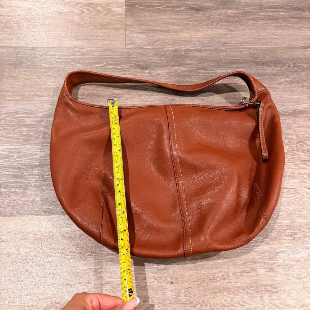 Coach Leather Vintage Brown Shoulder Bag - Picture 5 of 6